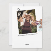 Happy Mothers day, nana,おばあちゃんシンプルの写真 シーズンカード (裏面)