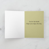 Happy Mother's Day Nightingale Birds in Tree  カード (内部)