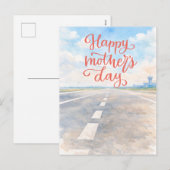 Happy Mother's Day on the runway for pilot シーズンポストカード (正面/裏面)