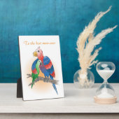 Happy Mother's Day Parrots フォトプラーク (側面)