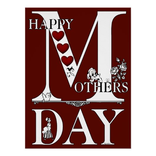 Happy Mothers Day Perfectポスター ポスター (正面)