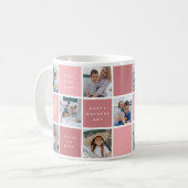 Happy Mothers Day Photo Grid Keepsake コーヒーマグカップ (正面左)