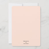 Happy Mother's day Pink flower card 招待状 (裏面)