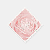Happy Mother's Day Pink Rose抽象芸術写真 スタンダードカクテルナプキン (角)