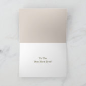 Happy Mother's Day Red Geranium Flower カード (内部)