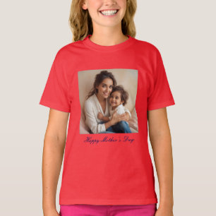 Happy Mother's Day Red Girls'Tシャツ Tシャツ