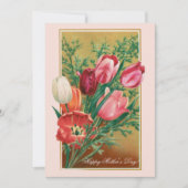 Happy Mother's Day! Retro Congratulations card 招待状 (正面)