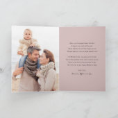 Happy Mother's Day Scriptフォトグリーティングカード カード (内部)