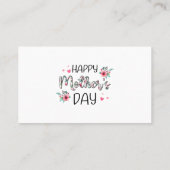 Happy Mothers Day Shirts for Women, Mom 名刺 (裏面)