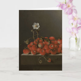 Happy Mother's Day Still life w.野生のイチゴ カード