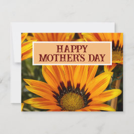 HAPPY MOTHERS DAY SUNFLOWER MOM FLOWER 招待状