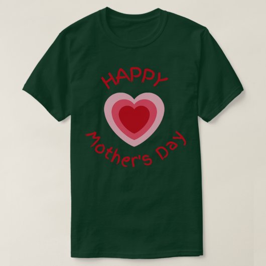 Happy Mothers Day Tシャツ (デザイン正面)