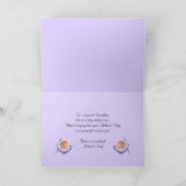 Happy Mothers Day Tea for Daughter カード (内部)