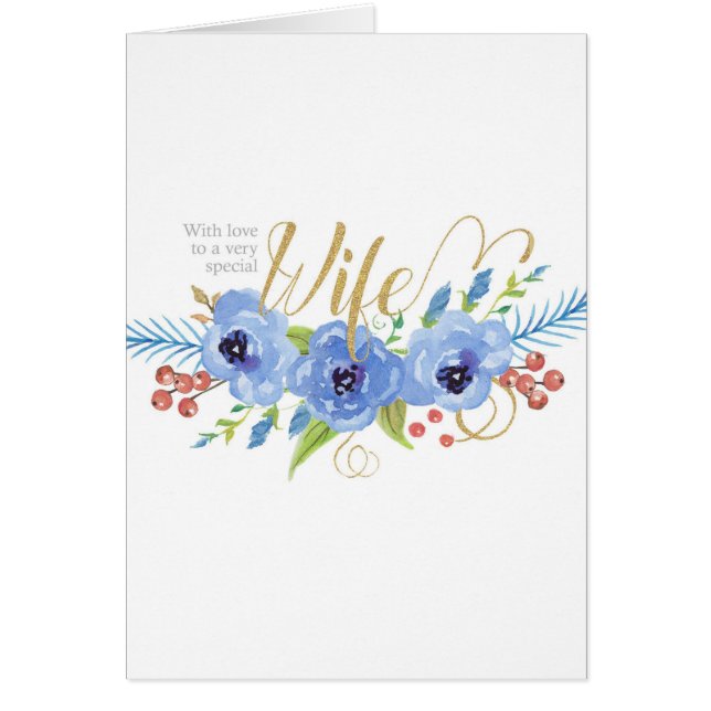 Happy Mother's Day to a very special Wife flowers (正面)