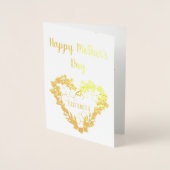 Happy Mothers Day to my wife 箔カード (正面)
