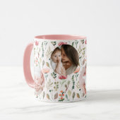 Happy Mother's Day to the 最高の Momの写真 マグカップ (正面左)