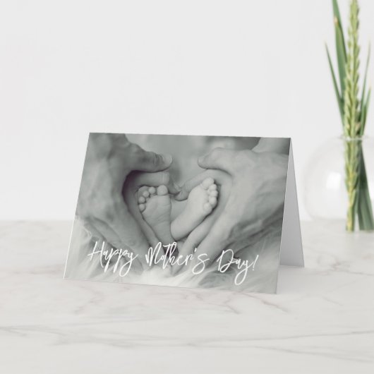 Happy Mother's Day to the 最高の Mom Ever Photo シーズンカード (正面)