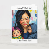 Happy Mother's Day to the Sweeest Mom カード (正面)