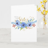 Happy Mother's Day to very special Sister flowers カード (黄色い花)