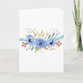 Happy Mother's Day to very special Sister flowers カード