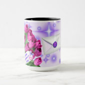 Happy Mother's Day Tulip Mug マグカップ (中央)