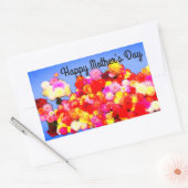 Happy Mother's Day Various Dahlias #2-3シール 長方形シール (封筒)