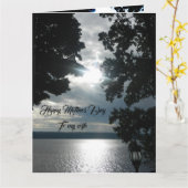 HAPPY MOTHERS DAY WIFEカード カード (黄色い花)