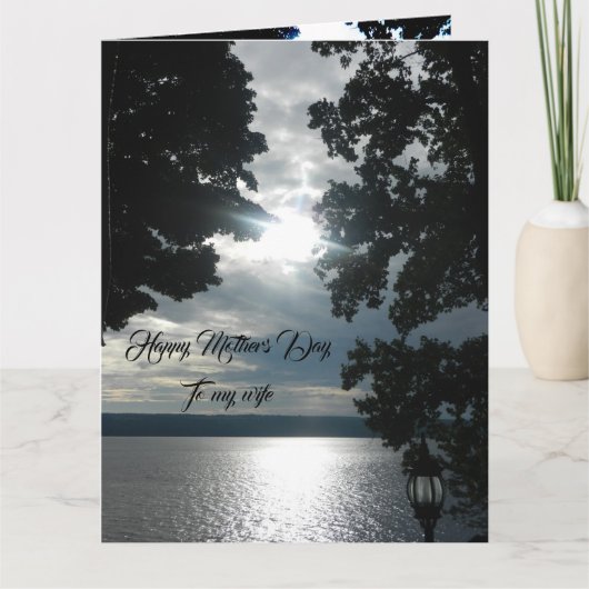 HAPPY MOTHERS DAY WIFEカード カード (正面)