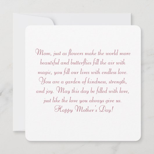 Happy Mother's Day Wildflowers (裏面)