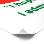 Happy Mothers Day With Love And Flowers T-Shirt ポスター (コーナー)