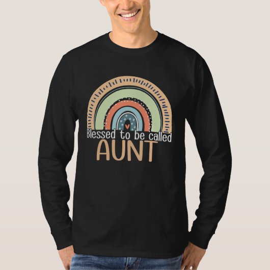 Happy Mothers Day Women Blessed To Be Called Aunt Tシャツ (正面)