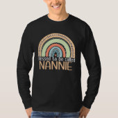 Happy Mothers Day Women Blessed To Be Called Nanni Tシャツ (正面)