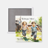 Happy Mother's Day Your Photo Magnet マグネット (正面/裏面)