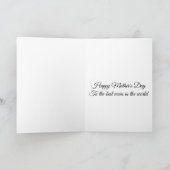 Happy Mother's in pink and blue Day Card カード (内部)