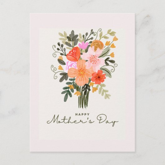 Happy mothersday シーズンポストカード (正面)