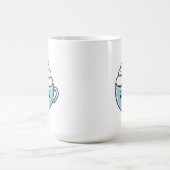 "Happy Mug" Cute Chibi Drink Sticker/Pin コーヒーマグカップ (中央)