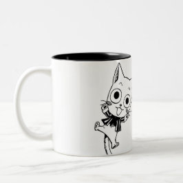 Happy Mug – Fairy Tail Black & White Manga with Co ツートーンマグカップ