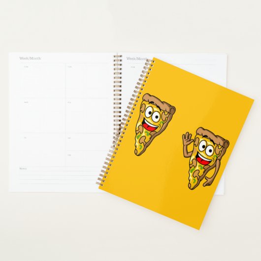 Happy Mushroom Pizza Slices プランナー手帳 (ディスプレー)