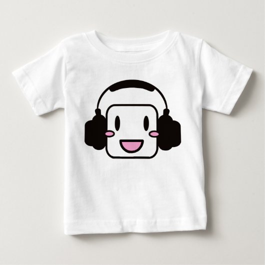Happy_Music ベビーTシャツ (正面)