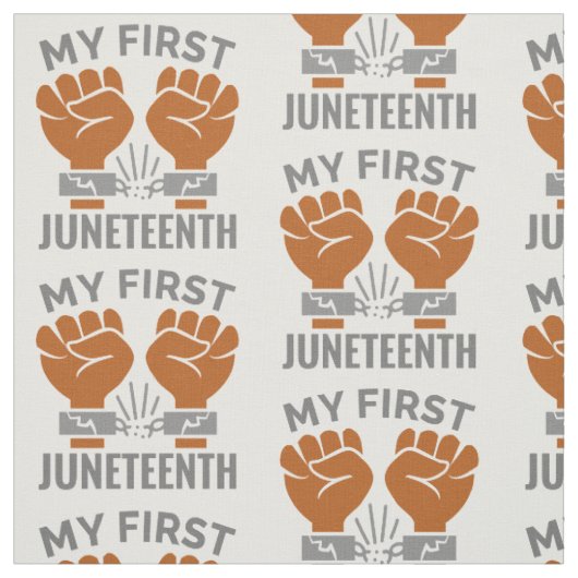happy my first juneteenth ファブリック (見本)