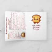 Happy National Banana Bread Day | Feb 23rd カード (内部)