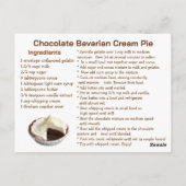 Happy National Bavarian Cream Pie Day! Nov 27th ポストカード (裏面)