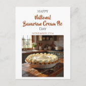 Happy National Bavarian Cream Pie Day! Nov 27th ポストカード (正面)