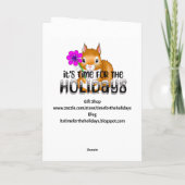 Happy National Boston Terrier Day | Feb 19th カード (裏面)