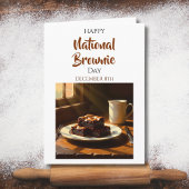 Happy National Brownie Day | Dec 8th カード