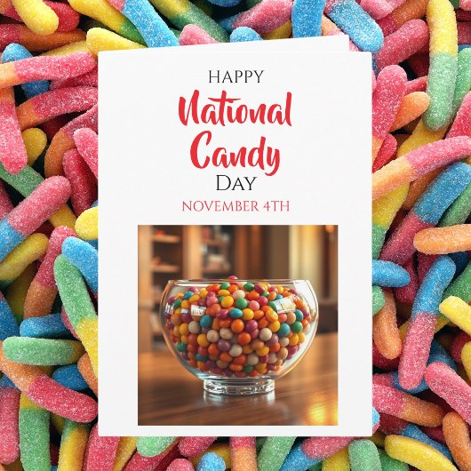 Happy National Candy Day | November 4th カード