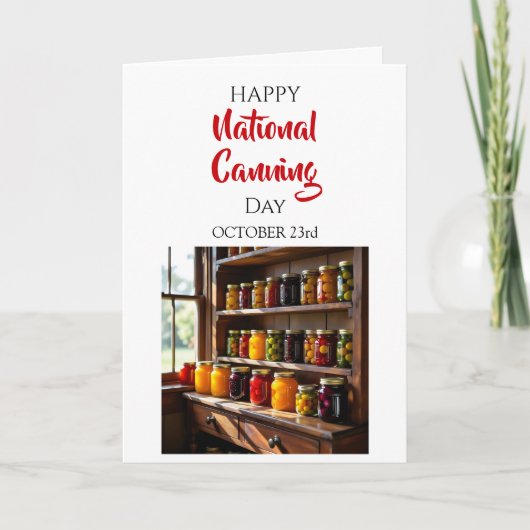Happy National Canning Day | Oct 23rd カード (正面)