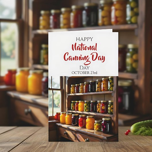 Happy National Canning Day | Oct 23rd カード