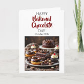 Happy National Chocolate Day | 10月28日 カード (正面)