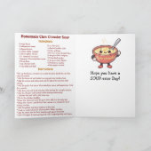 Happy National Clam Chowder Day | Feb 25th カード (内部)